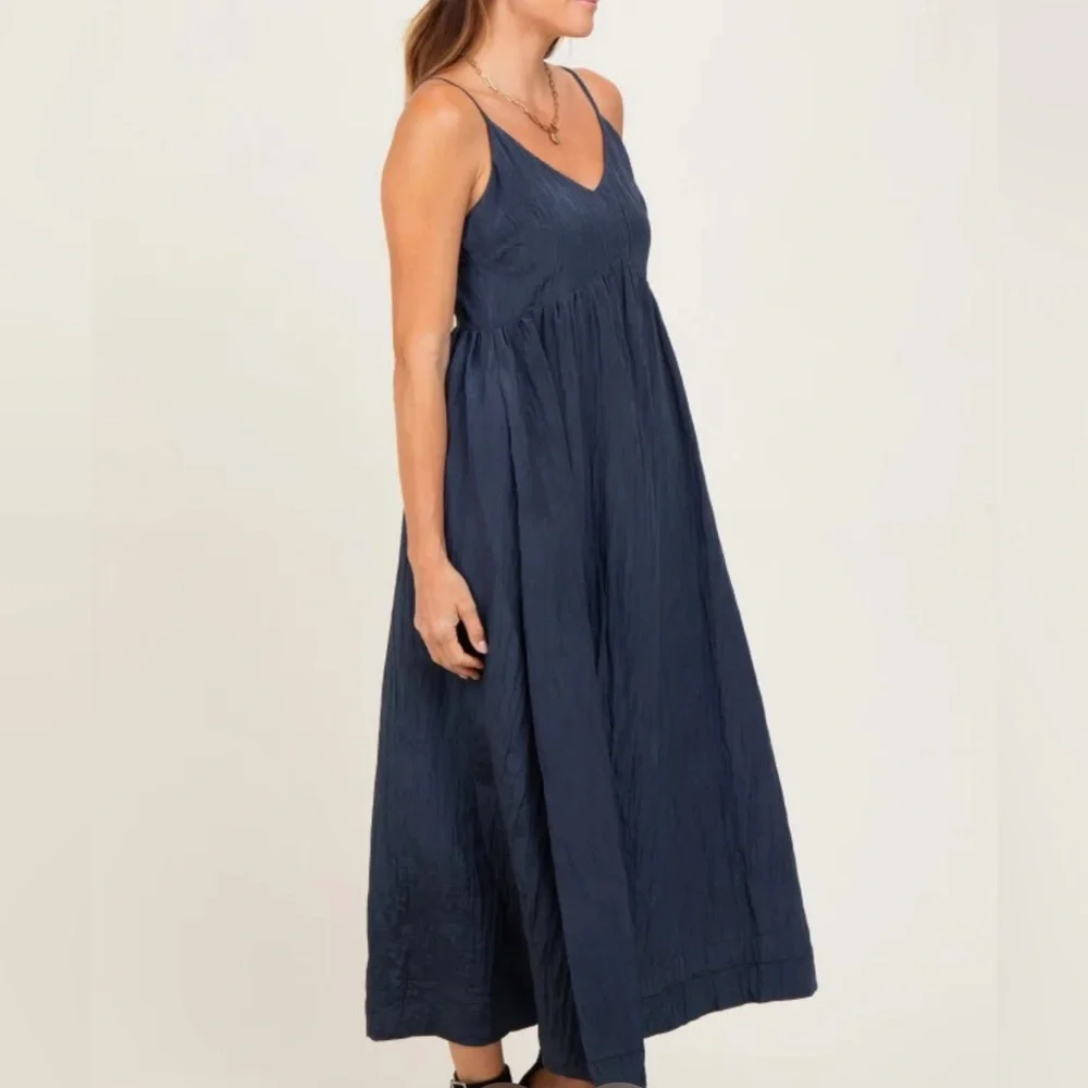 Pinkblush Maternity Navy Blue Maxi Dress - Picture 3 of 3
